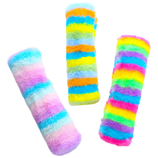 DING DONG PET 貓咪多彩柔軟貓薄荷沙沙聲抱枕玩具3件組, 彩虹, 馬卡龍, 森林, 1套