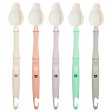 리에또 클린 롱 젖꼭지솔 텀블러 물병 젖병 세척솔, 5개, 롱 클린혼합 5P