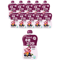 무럭무럭 과일퓨레 푸룬고구마 10팩, 1개, 1kg