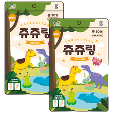 쥬쥬링 동물 친구들 2개(60p) 향기팔찌 캠핑용 여행용, 2개