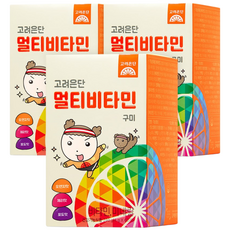 고려은단 멀티비타민 구미, 60회분, 3개