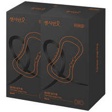 동국제약 센시안 홈트 요가링, 2개, 블랙