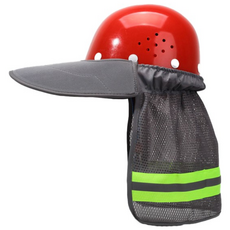 안전모 햇빛가리개 자외선차단 썬캡, 그레이, 1개