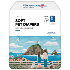 아몬스 수컷용 강아지 기저귀 30p, 1개, 50개입, 중형 1개, 50개입, 중형