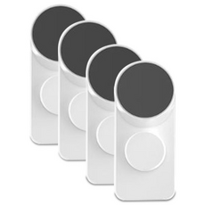 眼離合器夾門止動器，以防止門關閉, 4入, 混色