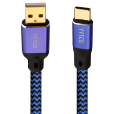 YYTCG 6N OCC 24K 도금 하이파이 HIFI G2 오디오인터페이스 USB A-B C-B A-C C-C 케이블, USB A-C 1.5M