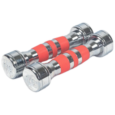 크롬 도금 아령 덤벨 세트 1+1 1kg 2kg 3kg 4kg 5kg 6kg 7kg 8kg 9kg 10kg 11kg 12kg, 2개