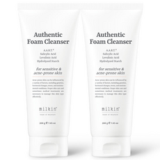밀킨 어센틱 약산성 살리실산 여드름 진정 피지 관리 폼 클렌징, 2개, 200g