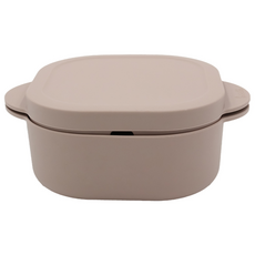 네오실리 렌지쏙찜 국산 프리미엄 실리콘 찜기 소형, 웜베이지