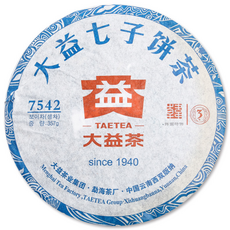 대익차 보이생차 7542 301/3년, 357g, 1개