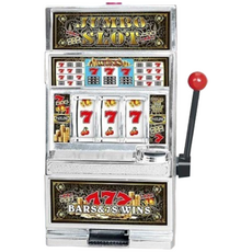 홈유즈 점보 슬롯머신 초대형 저금통 특이한 인테리어 카페장식소품 집들이 선물, 1개, 혼합