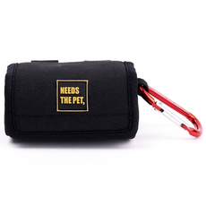 Needs the Pet. 寵物撿便袋收納包, 黑色的, 1入, 1入