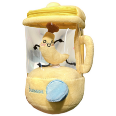 리빙릿 돌아가는 과일 믹서기 인형 회전 키링 인싸 친구 웃긴 생일선물, 바나나, 1개