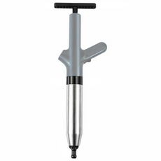 비오리빙 스테인리스 고압 압축 뚫어뻥 화장실 배수구 세면대, 그레이