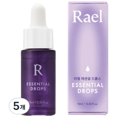 라엘 에센셜 드롭스 여성청결제, 10ml, 5개