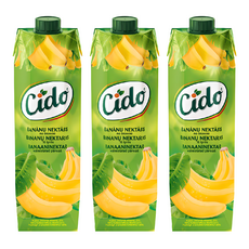 Cido 香蕉果蜜汁, 3個, 1L