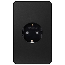 제일전기 디아트 매트블랙 매입1구 콘센트, 1개