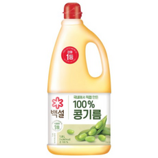 백설 콩기름, 1.8L, 1개