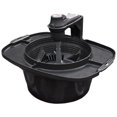 램프쿡 자동회전냄비 직화365 직화구이기 블랙, 1개, 41cm