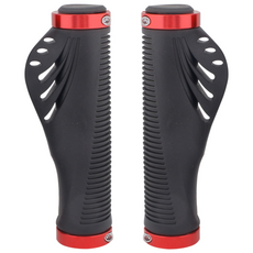 BTR 자전거 핸들 그립 손잡이 핸들바 - 윈드, 레드, 1세트