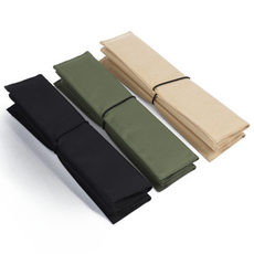 아티로 1인용 접이식 야외 아웃도어 휴대용 캠핑 등산 방석 매트, 블랙