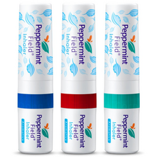 [한국공식총판] 멈출 수 없는 상쾌함 태국 야돔 페퍼민트 필드 Peppermint Field Inhaler 시원한 멘톨향으로 가슴속까지 시원하게!, 3개