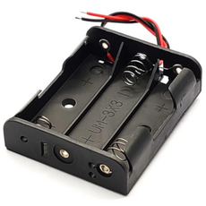 AAA 건전지 배터리 케이스 홀더 3구 4.5V, 1개, 1개입