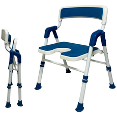 [4차입고완료]실버든든 조립할필요없는 U자형 노인용목욕의자 SH-002, 1개, 실버