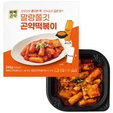 빼빼곤약 말랑쫄깃 곤약떡볶이 저칼로리, 3개, 243g