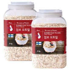 핀란드산 쫄깃한 점보 오트밀 2kg x 2개