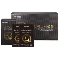 몸엔용 남자엔 녹용본 아연 홍삼 과라나 아르지닌 타우린 헛개 유산균 30p, 500ml, 3개