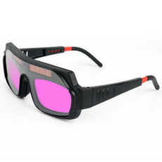 0.0001초 자동 차광안경 용접안경 태양열충전 자동용접면 용접보안경 보호 자동차광 자동면 보안경 보안경 용접고글, 1개