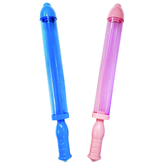 로일 LED 불빛 분수 물총 44cm 대용량, 블루+핑크, 1세트