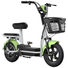Bacicle 접이식 전기자전거 미니벨로 48V 15A 리튬 배터리 전동 출퇴근 배달, HD-그린 15A 리튬배터리 48V 경량스틸