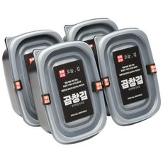 [오늘곱창김] 프리미엄 특상급 곱창김 / 주문즉시 구워내는 바삭한 김 / 대용량 조미김, 4개, 40g