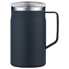 워터하마 스테인리스 데스크 머그컵 텀블러 650ml, 헤이즈블루, 1개