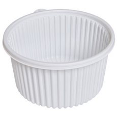 형제팩 225파이 감자탕용기 대형 백색, 100개, 1세트