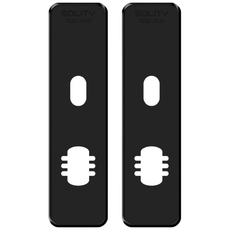 솔리티 웰콤 푸시풀 블랙보강판 1조(안쪽 바깥쪽2개) 가람판 현관문 디지털도어락, 1개, 솔리티 푸시풀 블랙보강판 1조