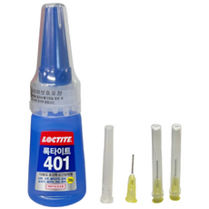비즈공예 필수 아이템 록타이트 401 20g 1개 + 미세 노즐 3개 + 노즐안전커버 3개, 1세트