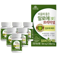 건강한내일 비움에 좋은 알로애정, 60정, 6박스