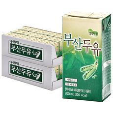 부산우유 두유, 48개, 200ml