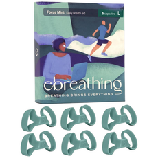 에브레싱(Ebreathing) 비강확장기 본품 S/M/L 택1 6캡슐 | 무향/라벤더향/민트향 | 코골이 코막힘 완화 | 콧속 비밸브 확장/원활한 호흡/공기 유량 증가, 민트향 라지(L) / 1팩 (6캡슐)