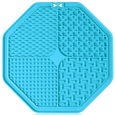 寵物八角飯碗, 1個, 藍色