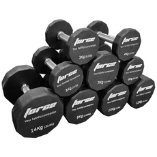 포스 12각 우레탄 아령 CPU 덤벨 악취 없는 덤벨 3~60kg [동화스포츠 공식 제품], 18kg, 1개