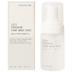 GYNOCURE 지노큐어 백합 여성청결제 미니 휴대용 여행용, 1개, 30ml