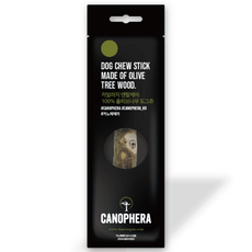 CANOPHERA 狗狗磨牙木棒玩具 M, 1個, 橄欖木