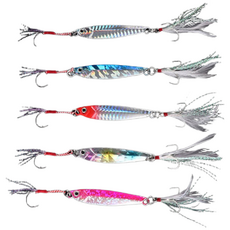 틴셀 메탈지그 크롬메탈지그 루어 5p세트, 5g