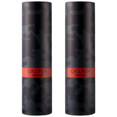 GRAFEN 三色男性護唇膏 4.3g, 混合色, 2個