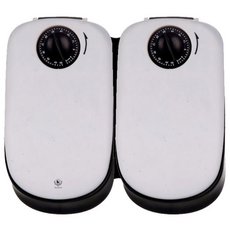 DING DONG PET 寵物定時自動餵食器 2口, 600ml, 白色