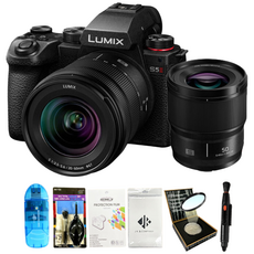 [포토리뷰이벤트] 파나소닉 루믹스 DC-S5 IIX 바디 + 더블렌즈 KIT (20-60mm 50mm) + 악세사리 6종 패키지 // MCUV 슬림 필터 DC-S5M2XW